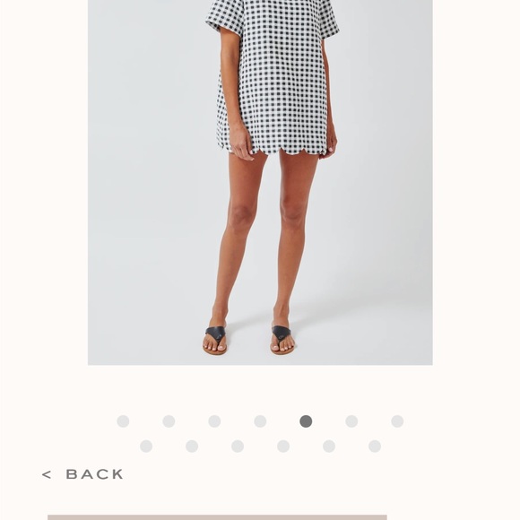 Lisa Marie Fernandez Scalloped Dress, NWT! - Picture 9 of 9